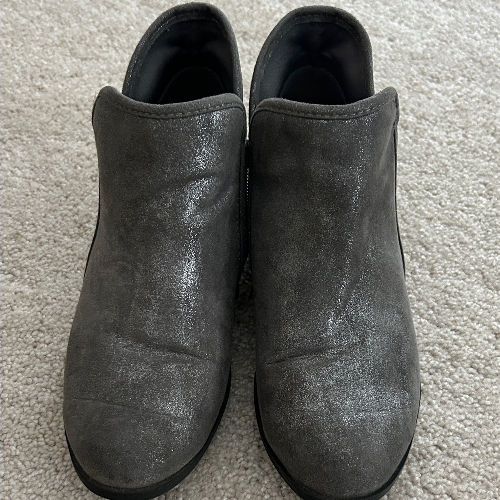 SO Charcoal Suede Ankle Boots